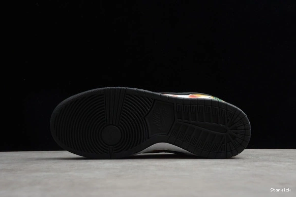 Nike BQ6832-101 SB Dunk White Raygun Low Tie-Dye 1207